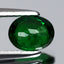1.00 ct Best Oval (6.56 x 5.12 mm) Tanzania Green Tsavorite Garnet Gemstone