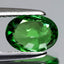 1.03 ct Pretty Oval (7.20 x 5.21 mm) Tanzania Green Tsavorite Garnet Gemstone
