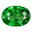 1.18 ct Pretty Oval (7.15 x 5.13 mm) Tanzania Green Tsavorite Garnet Gemstone