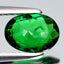 1.01 ct Super-Excellent Oval (7.57 x 5.57 mm) Tanzania Green Tsavorite Garnet