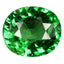 1.07 ct Fantastic Oval (6.67 x 5.79 mm) Tanzania Green Tsavorite Garnet Gemstone