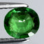 1.07 ct Fantastic Oval (6.67 x 5.79 mm) Tanzania Green Tsavorite Garnet Gemstone