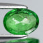 1.01 ct Fabulous Oval (7.01 x 5.23 mm) Tanzania Green Tsavorite Garnet Gemstone