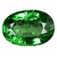 1.04 ct Oval (7.30 x 5.13 mm) Tanzania Natural Green Tsavorite Garnet Gemstone