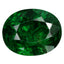 1.13 ct Oval (6.48 x 5.22 mm) Tanzania Natural Green Tsavorite Garnet Gemstone