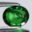 1.00 ct Splendid Oval (6.79 x 5.55 mm) Tanzania Green Tsavorite Garnet Gemstone