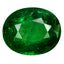 1.19 ct Oval (7.40 x 6.15 mm) Tanzania Natural Green Tsavorite Garnet Gemstone