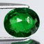 1.19 ct Oval (7.40 x 6.15 mm) Tanzania Natural Green Tsavorite Garnet Gemstone