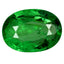 1.26 ct Pleasant Oval (7.23 x 5.26 mm) Tanzania Green Tsavorite Garnet Gemstone
