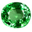 1.10 ct Oval (6.66 x 5.88 mm) Tanzania Natural Green Tsavorite Garnet Gemstone
