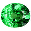 1.02 ct Oval (6.21 x 5.22 mm) Tanzania Natural Green Tsavorite Garnet Gemstone