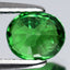 1.02 ct Oval (6.21 x 5.22 mm) Tanzania Natural Green Tsavorite Garnet Gemstone