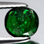 1.11 ct Oval (6.15 x 5.59 mm) Tanzania Natural Green Tsavorite Garnet Gemstone