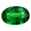 1.00 ct Pleasant Oval (7.11 x 4.78 mm) Tanzania Green Tsavorite Garnet Gemstone