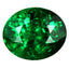 1.05 ct Oval (6.45 x 5.26 mm) Tanzania Natural Green Tsavorite Garnet Gemstone