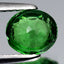 1.04 ct Oval (6.51 x 5.74 mm) Tanzania Natural Green Tsavorite Garnet Gemstone