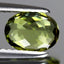 1.43 ct Oval(7.84 x 5.84 mm) Natural Greenish Yellow Tourmaline