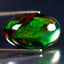 9.50 ct Unbelievable Oval Cabochon(19.80 x 12.16 mm)Flashing Black Opal Gemstone