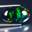7.11 ct First-class Oval Cabochon(20.03 x 12.68 mm)Flashing Black Opal Gemstone