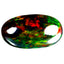 7.53 ct Oval Cabochon (18.31 x 10.44 mm) Flashing Black Opal Gemstone