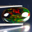 7.53 ct Oval Cabochon (18.31 x 10.44 mm) Flashing Black Opal Gemstone