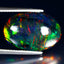 6.96 ct Oval Cabochon(17.82 x 12.06 mm)Ethiopian 360 Degree Flashing Black Opal
