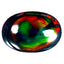 7.58 ct Eye-opening Oval Cabochon(17.10 x 11.95 mm)Flashing Black Opal Gemstone