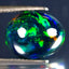 5.30 ct Impressive Oval Cabochon(13.52 x 11.04 mm)Ethiopian Flashing Black Opal