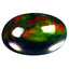 6.01 ct Impressive Oval Cabochon(17.44 x 11.86 mm)Ethiopian Flashing Black Opal