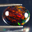 3.90 ct Attractive Oval Cabochon(14.90 x 10.94 mm)Ethiopian Flashing Black Opal