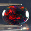 3.90 ct Attractive Oval Cabochon(14.90 x 10.94 mm)Ethiopian Flashing Black Opal
