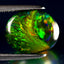 2.76 ct Awe-inspiring Oval Cabochon(11.08 x 9.04 mm)Flashing Black Opal Gemstone