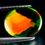1.90 ct Best Oval Cabochon (11.02 x 9.08 mm) Ethiopian Flashing Black Opal Stone