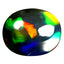 2.01 ct Oval Cabochon (10.11 x 8.17 mm) Ethiopian 360 Degree Flashing Black Opal
