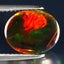 1.81 ct Eye-catching Oval Cabochon(10.98 x 8.92 mm)Flashing Black Opal Gemstone
