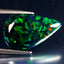 3.62 ct Unbelievable Pear Cabochon(18.23 x 11.47 mm)Flashing Black Opal Gemstone