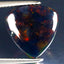 4.59 ct Triangle Cabochon (12.48 x 12.55 mm) Ethiopian Flashing Black Opal Stone