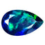 2.09 ct Amazing Pear (12.96 x 8.14 mm) Flashing 360 Degree Multicolor Black Opal