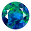 1.90 ct Remarkable Round(9.00 x 8.96 mm)Flashing Multicolor Black Opal Gemstone