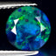 1.90 ct Remarkable Round(9.00 x 8.96 mm)Flashing Multicolor Black Opal Gemstone