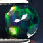 0.98 ct Attractive Round(7.01 x 7.00 mm)Flashing Multicolor Black Opal Gemstone