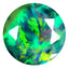 0.39 ct Incomparable Round (6.02 x 6.02 mm) Flashing Multicolor Black Opal Stone