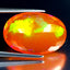 12.73 ct Best Oval Cut (20.99 x 13.99 mm) Heated Orange Fire Opal Loose Gemstone