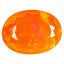 9.71 ct Best Oval Cut (19.01 x 14.10 mm) Heated Orange Fire Opal Loose Gemstone