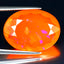 8.70 ct Dazzling Oval (20.10 x 14.95 mm) Heated Orange Fire Opal Loose Gemstone