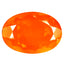 4.77 ct Supreme Oval (17.54 x 12.43 mm) Heated Orange Fire Opal Loose Gemstone