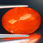 4.77 ct Supreme Oval (17.54 x 12.43 mm) Heated Orange Fire Opal Loose Gemstone