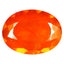 4.53 ct Great looking Oval (16.57 x 12.65 mm) Heated Orange Fire Opal Gemstone