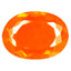3.34 ct Magnificent fire Oval(14.80 x 10.89 mm)Heated Orange Fire Opal Gemstone