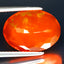 3.34 ct Magnificent fire Oval(14.80 x 10.89 mm)Heated Orange Fire Opal Gemstone